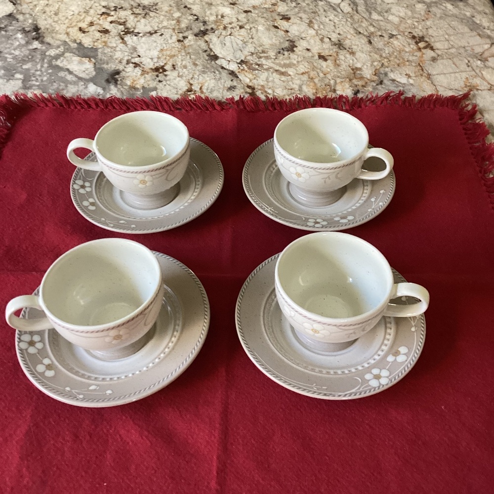 Mikasa Espresso Cups and Saucers